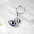 Rhinestone Evil Eye Keychains Gold Silver Eight Shapes view 11