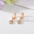 Gold and Silver Tone Crystal Feather Star Heart and Cloud Earrings view 4