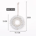 Marquise Rhinestone Circular Christmas Wreath Hangers 2 Colors view 3