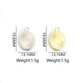 Enamel Tulip Oval Jewelry Components For DIY Earrings And Bracelets Charms view 2