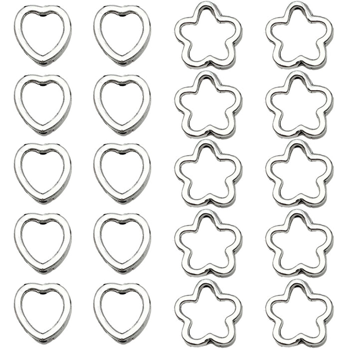 Metallic Spacer Bead Metal Beads with 3 Listed Options