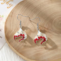 Translucent Gradient Mermaid Tail Drop Earrings in Four Colors view 3