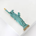 Statue of Liberty Enamel Brooch in Patina Green for Jackets and Scarves view 2