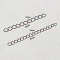 Short Metal Extension Chains in Seven Finishes and Two Link Sizes view 4