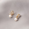 Butterfly Pearl Huggies