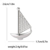 Silver Sailboat