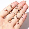 Stainless Steel Bead Chain Clamshell Tips in Three Sizes view 4