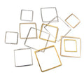 Open Square Metal Connector Frames in Four Finishes and Three Sizes view 5