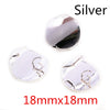 Silver Oval 18mm