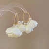 White Flower Hoop