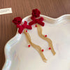 Red Rose Bow