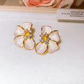 Pastel Petal Butterfly Stud Earrings in Four Colorways view 7