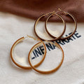 Velvet Wrapped Hoop Earrings in Five Rich Colors with Metal Tone Details view 2