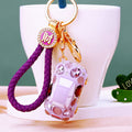 Jeweled Beetle Car Keychains in Four Colors with Multiple Loops and Wrist Straps view 8