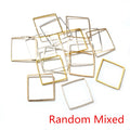 Open Square Metal Connector Frames in Four Finishes and Three Sizes view 6