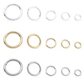 Closed Metal Jump Rings in Five Sizes Jewelry Findings view 5