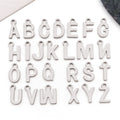 Gold-Tone Alphabet Letter Metal Charms with 106 Listed Options view 2