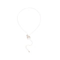 Silver Tone Crystal Reindeer Pendant Necklaces Pendant Jewelry view 5