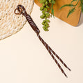 Braided Knot Cord Phone Bag Keychain Metal Ring Ten Colors view 7