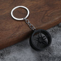Metal/Alloy Car Wheel Rim Keychain in Three Color Finishes view 6