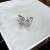 Silver Sculpted Butterfly