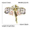 Winged Dancer Brooch in Four Enamel and Crystal Palettes view 7