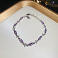 Seven Color Crystal Teardrop Chain Bracelets Jewelry Accessory view 10