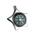 Metal Compass Charm Pendant Ship Wheel and Star Shapes view 5
