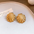 Layered Wire Petal Hoop Earrings In Silver And Gold view 8