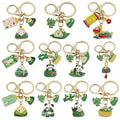 Panda and Rice Dumpling Festival Enamel Keychains, 4 Styles view 1