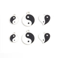 Black And White Yin Yang Jewelry Components For DIY Earrings And Bracelets Charms view 2