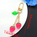 Strawberry, Cherry, Orange, Apple and Grape Keychains, 9 Styles view 8