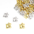 Antique LOVE Letter Jewelry Components For DIY Earrings And Bracelets Charms view 3