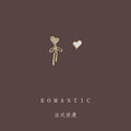 Gold Tone Bow And White Heart Asymmetric Stud Earrings view 1