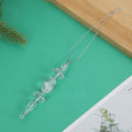 Clear Crystal Bead Christmas Tree Hanging Ornament Strand view 9