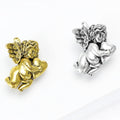 Antique Cherub With Rose Brooch for Jackets Scarves and Coats view 3
