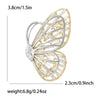 Gold Silver Butterfly