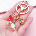 Horse Charm Keychains Featuring Apple Across 30 Pictured Variations view 2