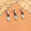 Mini Textured Shovel Alloy Pendant Charm in 2 Finishes view 3
