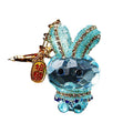 Bubble Pearl Jelly Rabbit Keychains in Four Colors plus Assorted Option view 5