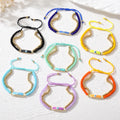 Double Strand Bead and Cord Evil Eye Bar Bracelets view 4