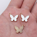 Enamel Butterfly Charms in Five Colors for Jewelry and Craft Making view 8