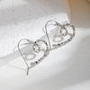 Silver Spiral Hearts