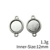 Antique Silver 12mm