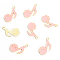 Colorful Cat Paw Music Note Enamel Pendant Charms in 12 Styles view 10