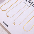 Gold Dolphin Pearl Pendant Necklace Or Herringbone Chain view 4