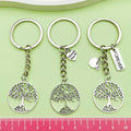 Silver-Tone Tree of Life Keychain, Four Charm Styles view 4