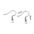 Metal Earring Hooks With Coil and Ball Details in Four Styles view 7