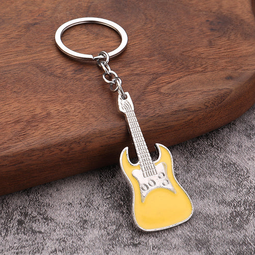 Metal Guitar Keychain Creative Gift for Music Festival Party Favors