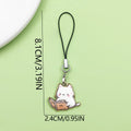 Cat Charm Keychains in 13 Pictured Variations for Bags and Keys view 10